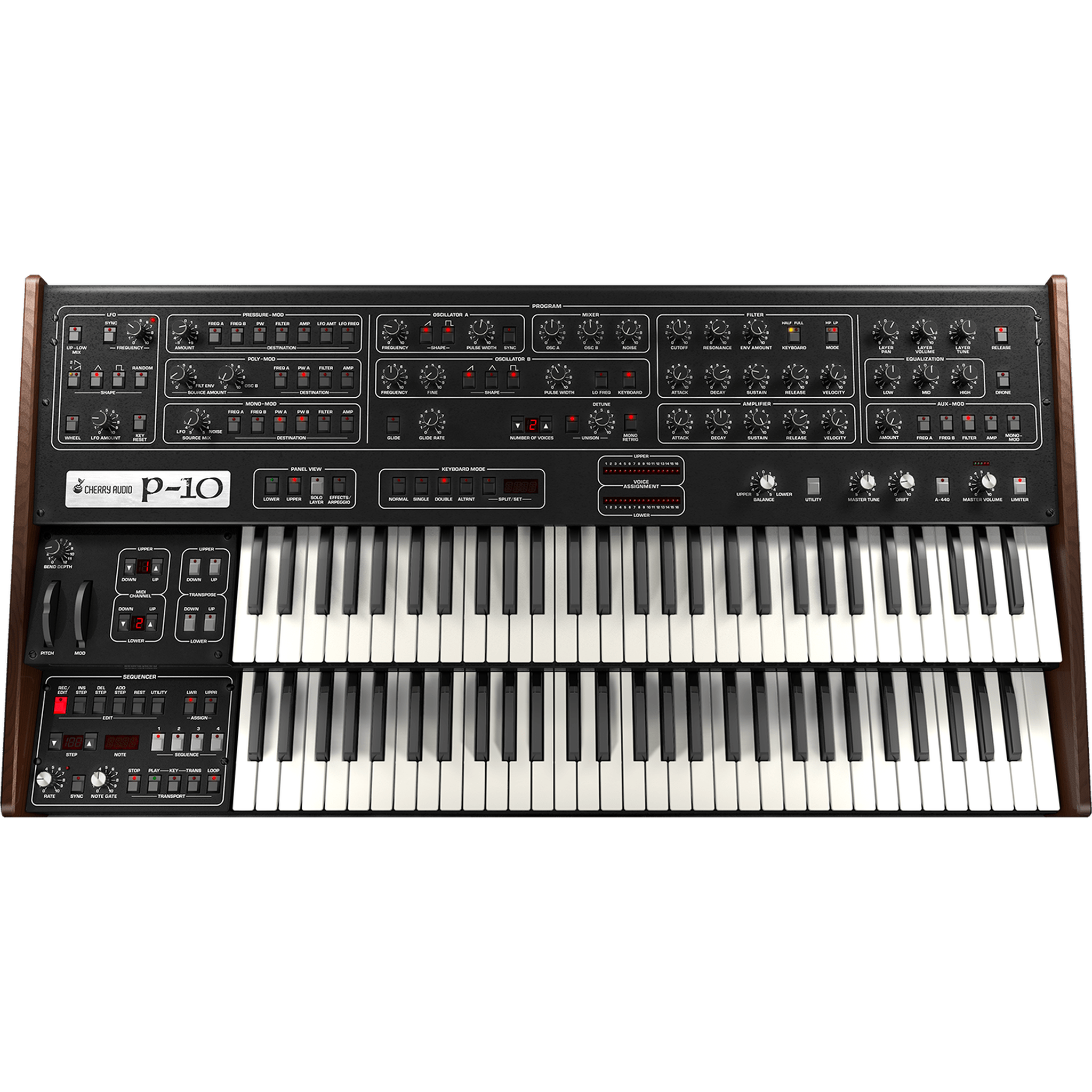 P-10 Synthesizer interface